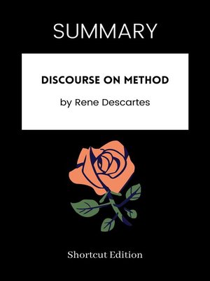cover image of SUMMARY--Discourse On Method
